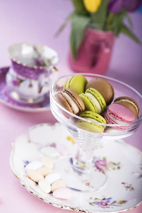 Framed Print : The Easter Installation with Macarons Print Framed Print : The Easter Installation with Macarons Print