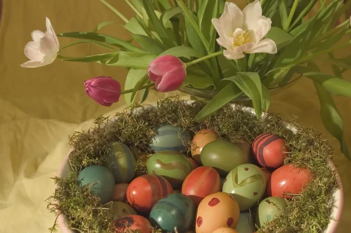 Framed Print : Easter Nest Print