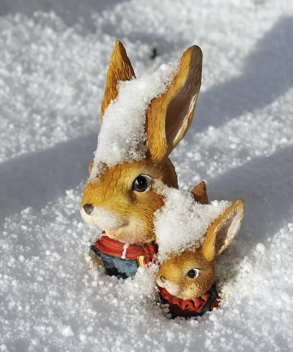 Framed Print : Easter in the Snow Print