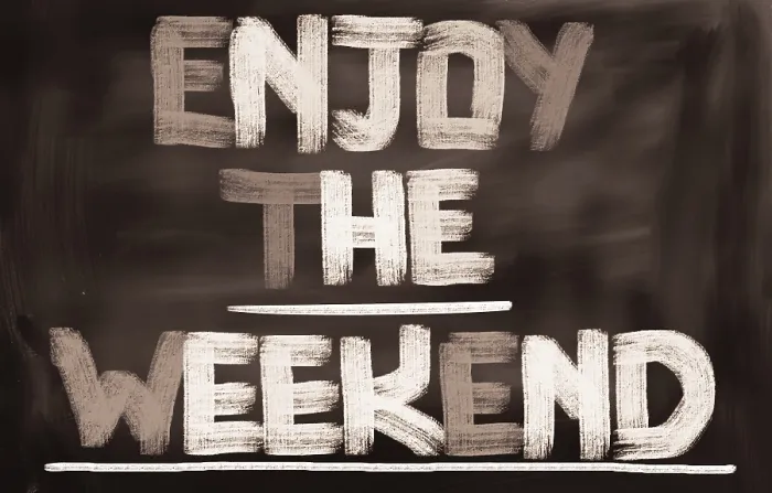Framed Print : Enjoy The Weekend Print Framed Print : Enjoy The Weekend Print