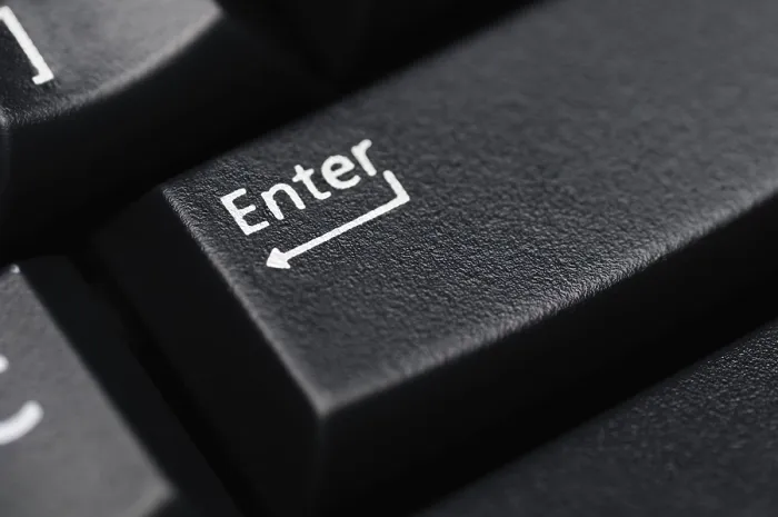 Framed Print : Enter Key Computer Keyboard Print Framed Print : Enter Key Computer Keyboard Print