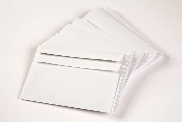 Framed Print : White Envelope Print, Reverse Side Framed Print : White Envelope Print, Reverse Side