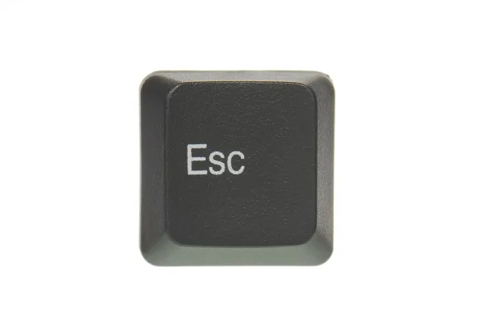 Framed Print : Print of Esc Key on a Computer Keyboard Framed Print : Print of Esc Key on a Computer Keyboard