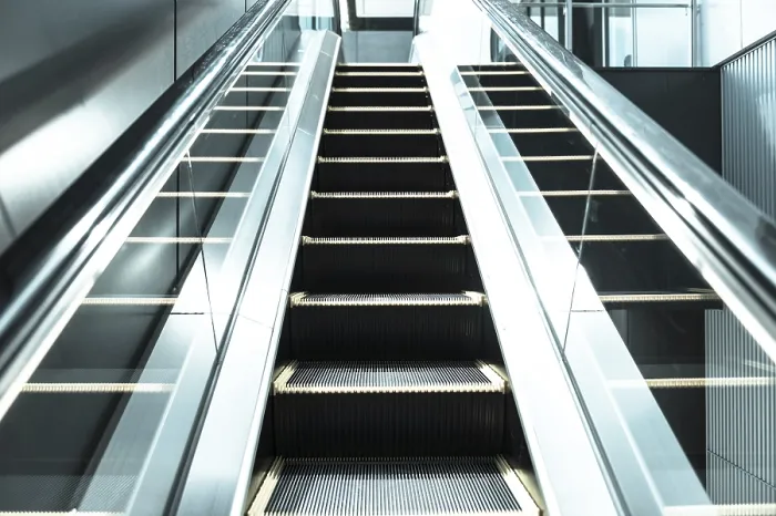Framed Print : Escalator Print - Urban Transportation Framed Print : Escalator Print - Urban Transportation