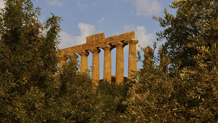 Framed Print : Evening Light Print: Hera Temple, Agrigento, Sicily Framed Print : Evening Light Print: Hera Temple, Agrigento, Sicily