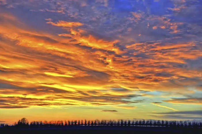 Framed Print : Evening Sky Print: Vibrant Sunset Colors Framed Print : Evening Sky Print: Vibrant Sunset Colors