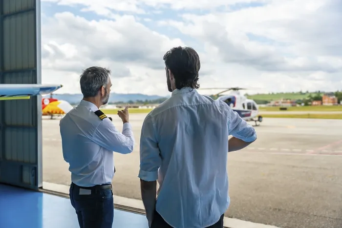 Framed Print : Experienced Pilot Instructor Mentoring a Young Student Print Framed Print : Experienced Pilot Instructor Mentoring a Young Student Print