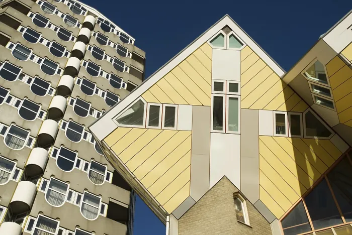 Framed Print : Experimental House as a Cube Print Framed Print : Experimental House as a Cube Print