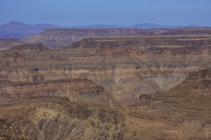 Framed Print : The Fish River Canyon Print: Desert Landscape Framed Print : The Fish River Canyon Print: Desert Landscape