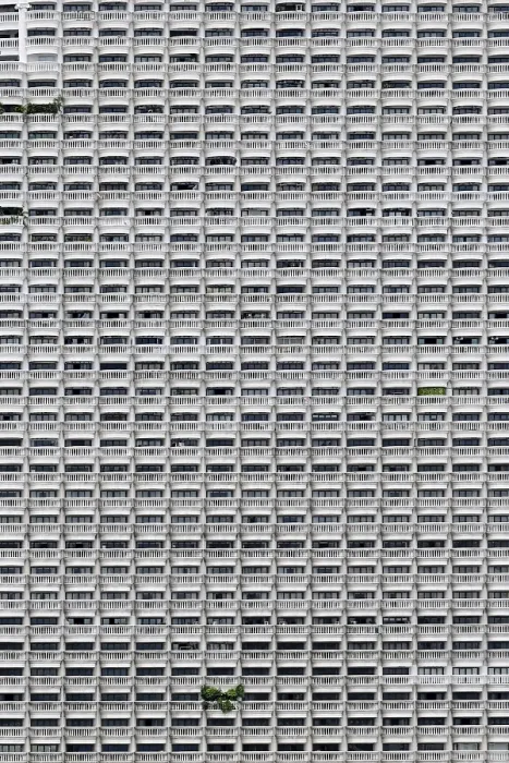 Framed Print : Facade Balconies Print, 19th Century Architecture
