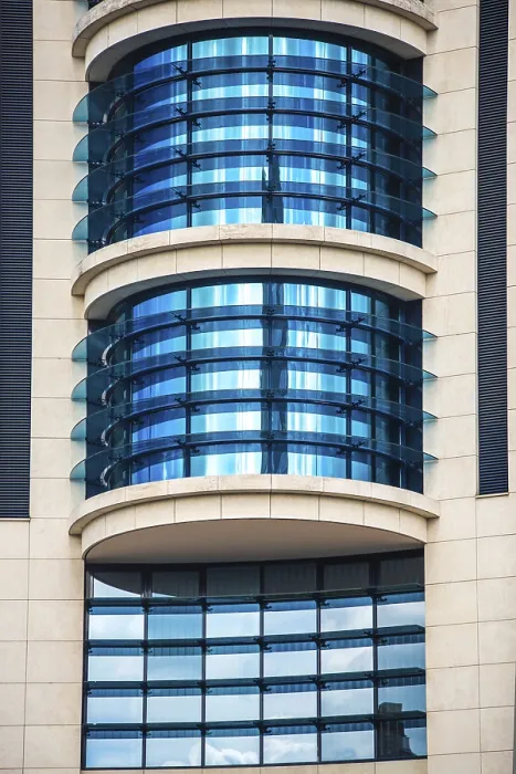 Framed Print : Modern Building Facade Print Framed Print : Modern Building Facade Print