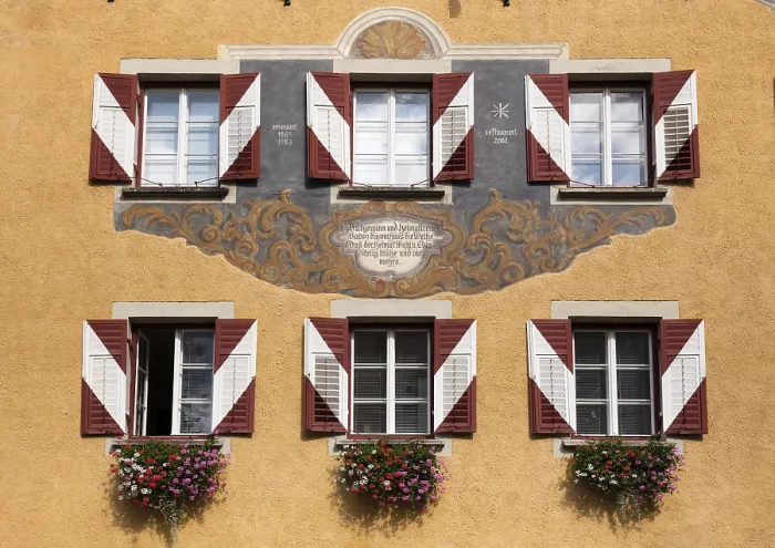 Framed Print : Kufstein Town Hall Facade Print, Austria Framed Print : Kufstein Town Hall Facade Print, Austria