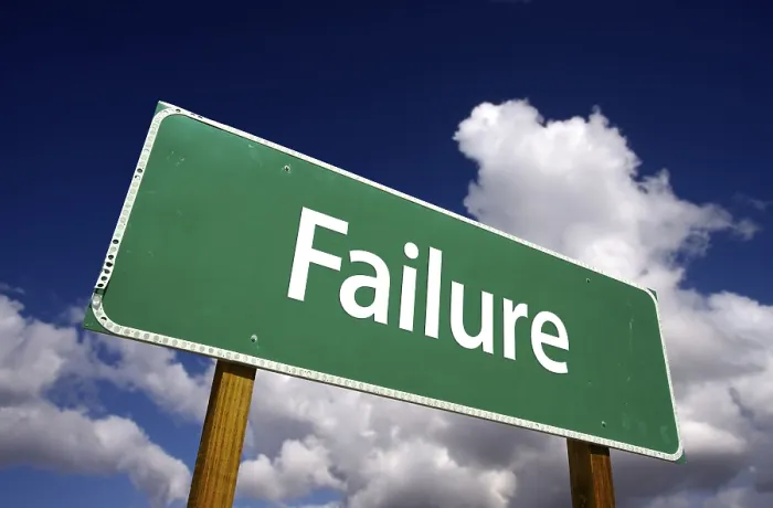 Framed Print : Failure Road Sign Print with Dramatic Clouds Framed Print : Failure Road Sign Print with Dramatic Clouds