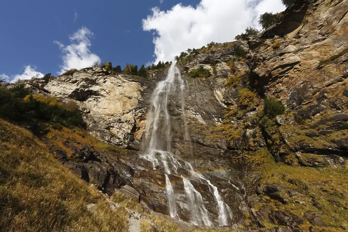 Framed Print : Fallbach Waterfall Print, Maltatal Valley, Austria Framed Print : Fallbach Waterfall Print, Maltatal Valley, Austria