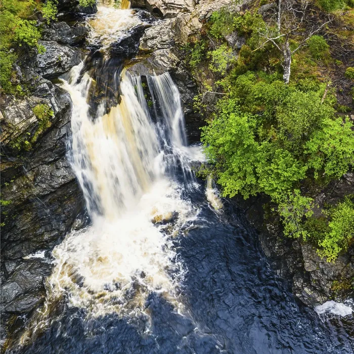 Framed Print : Falloch Waterfall Print, Crianlarich, Scotland Framed Print : Falloch Waterfall Print, Crianlarich, Scotland