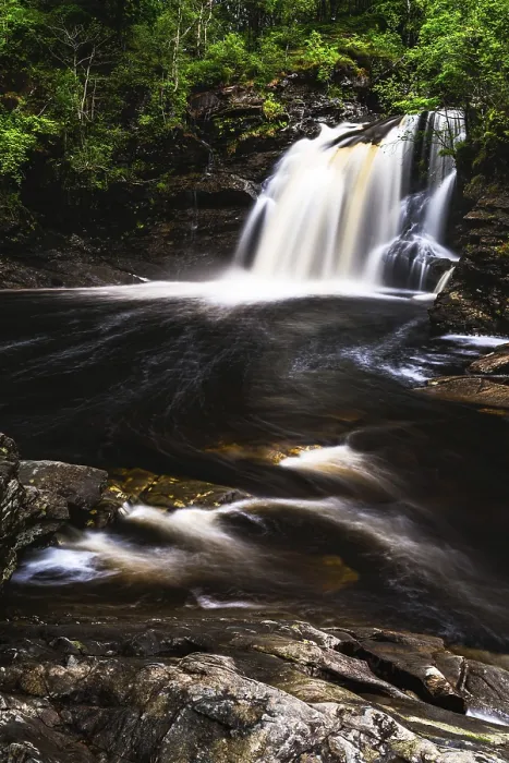 Framed Print : Falloch Waterfall Print, Scotland Framed Print : Falloch Waterfall Print, Scotland