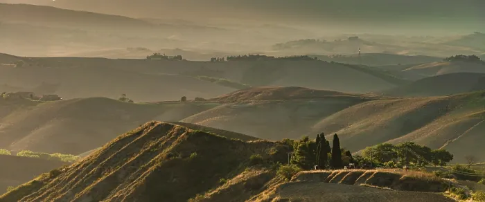 Framed Print : Fields in Tuscany Print Framed Print : Fields in Tuscany Print