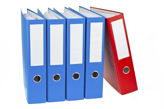 Framed Print : File Folders with Documents Print - Austria Framed Print : File Folders with Documents Print - Austria