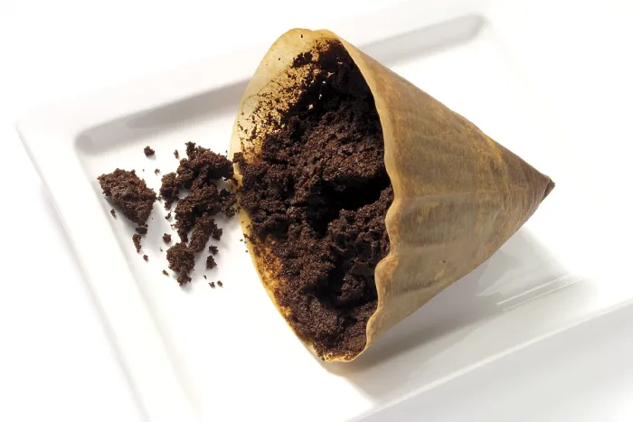 Framed Print : Coffee Grounds on Filter Paper Print Framed Print : Coffee Grounds on Filter Paper Print