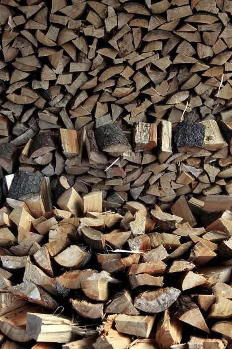 Framed Print : Split Firewood Print