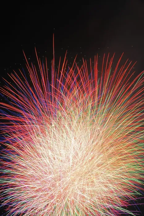 Framed Print : Fireworks Print - Vibrant Night Sky Display Framed Print : Fireworks Print - Vibrant Night Sky Display