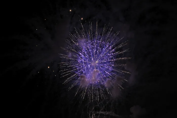 Framed Print : Fireworks Display Print - Vibrant Night Sky Framed Print : Fireworks Display Print - Vibrant Night Sky