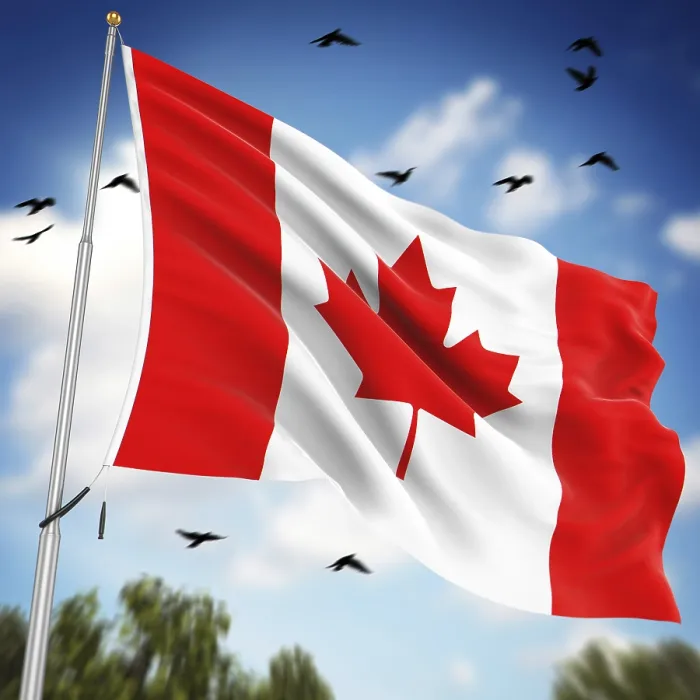 Framed Print : Computer Generated Flag of Canada Print - 3D Rendering Framed Print : Computer Generated Flag of Canada Print - 3D Rendering