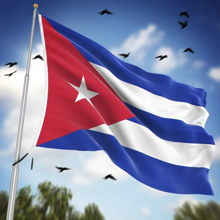 Framed Print : Computer Generated Flag of Cuba Print Framed Print : Computer Generated Flag of Cuba Print