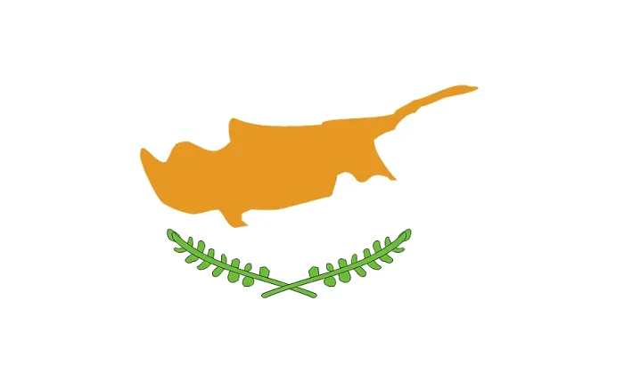 Framed Print : Flag of Cyprus Print Framed Print : Flag of Cyprus Print