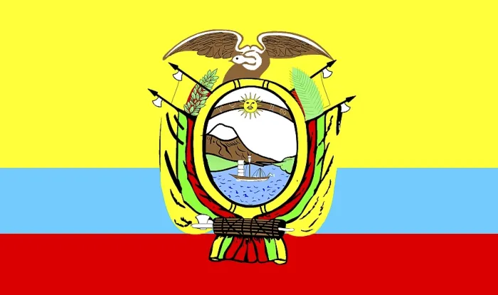 Framed Print : Ecuador Flag Print