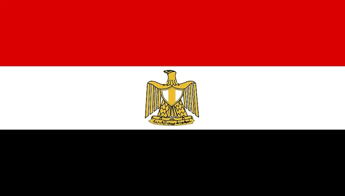 Framed Print : Egypt Flag Print