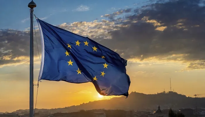 Framed Print : The EU Flag Print: Sunset Isolation Framed Print : The EU Flag Print: Sunset Isolation