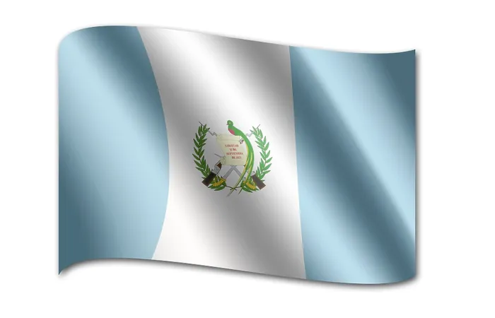 Framed Print : Flag of Guatemala Print Framed Print : Flag of Guatemala Print