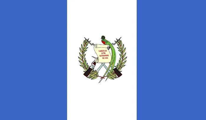 Framed Print : Guatemalan Flag Print Framed Print : Guatemalan Flag Print