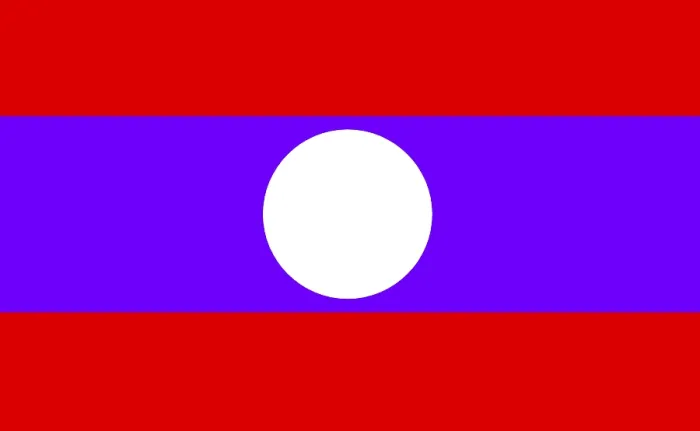 Framed Print : Laos Flag Print Framed Print : Laos Flag Print