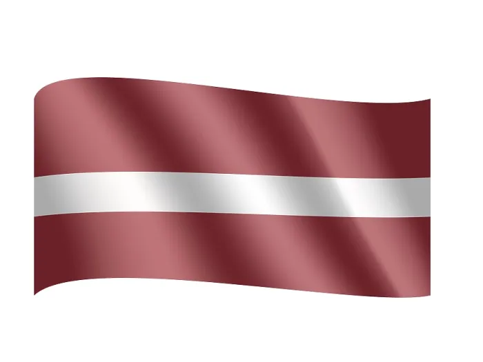 Framed Print : Latvia Flag Print