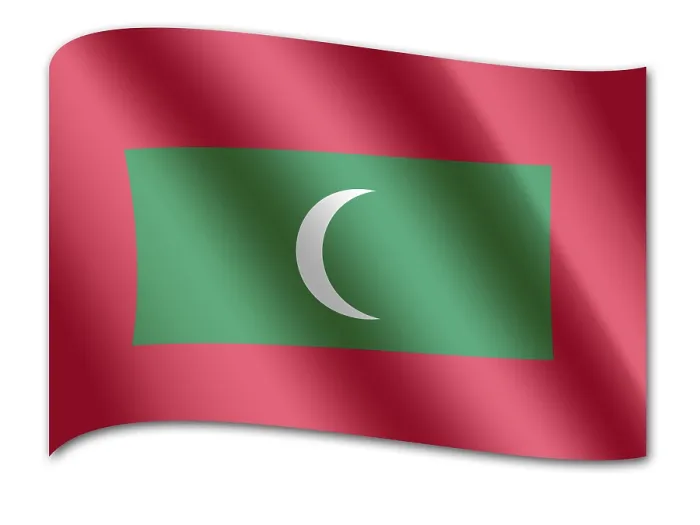 Framed Print : Maledives Flag Print - National Emblem Framed Print : Maledives Flag Print - National Emblem