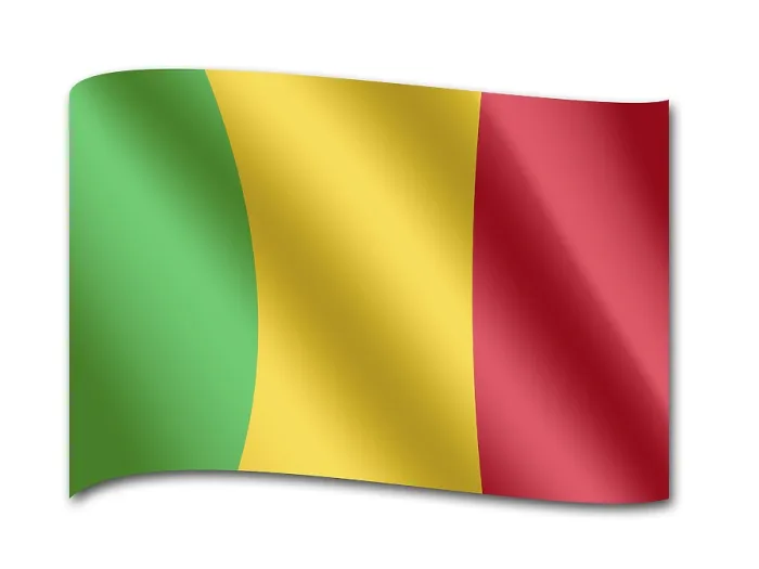 Framed Print : Mali Flag Print