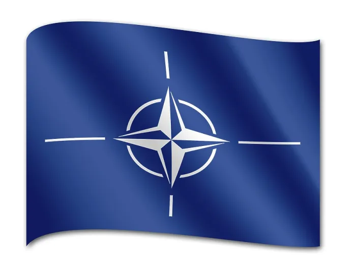 Framed Print : NATO Flag Print - Official Emblem Framed Print : NATO Flag Print - Official Emblem