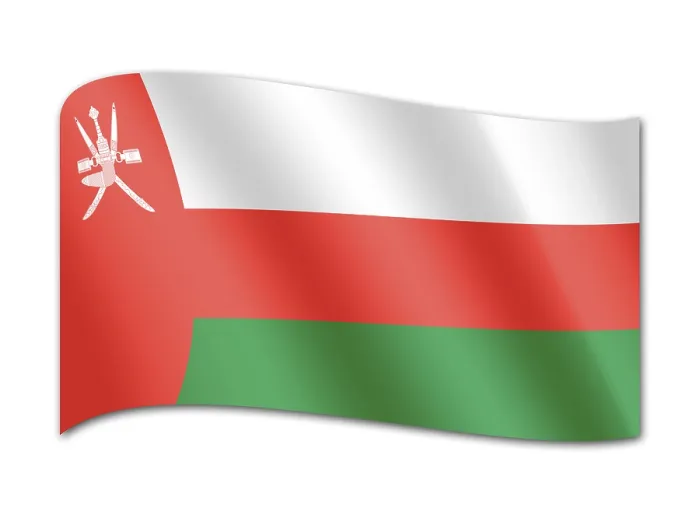 Framed Print : Oman Flag Print Framed Print : Oman Flag Print