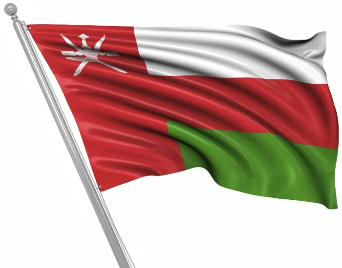 Framed Print : Computer Generated Flag of Oman Print in 3D Framed Print : Computer Generated Flag of Oman Print in 3D