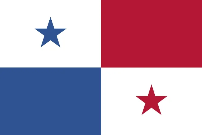 Framed Print : Vector Print of the Flag of Panama Framed Print : Vector Print of the Flag of Panama