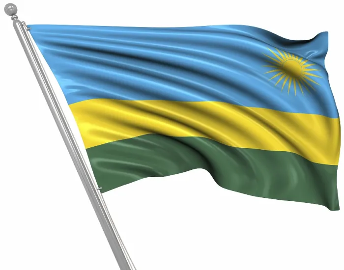 Framed Print : Computer Generated Flag of Rwanda Print Framed Print : Computer Generated Flag of Rwanda Print