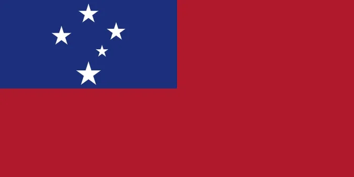 Framed Print : Vector Print of the Flag of Samoa Framed Print : Vector Print of the Flag of Samoa