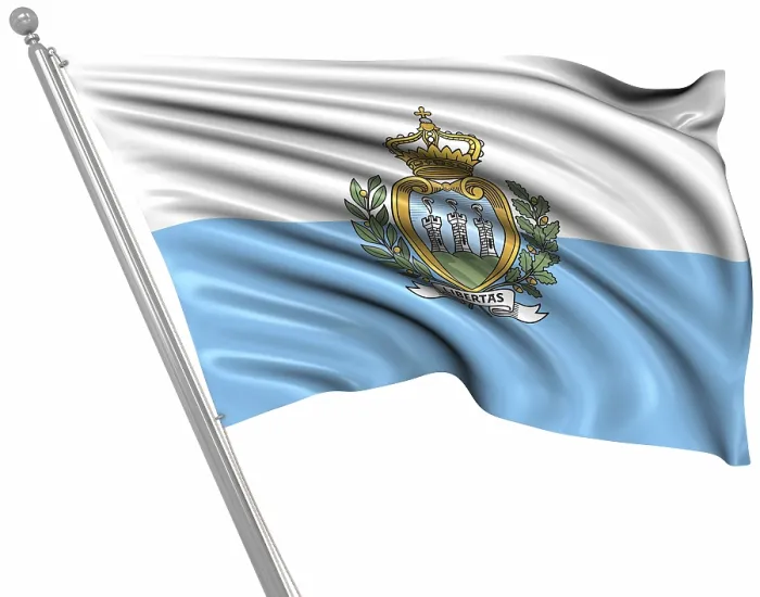 Framed Print : Computer Generated 3D Rendered Flag of San Marino Print Framed Print : Computer Generated 3D Rendered Flag of San Marino Print