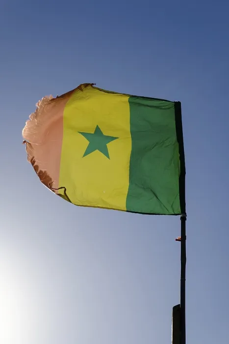 Framed Print : Senegal Flag Print Framed Print : Senegal Flag Print
