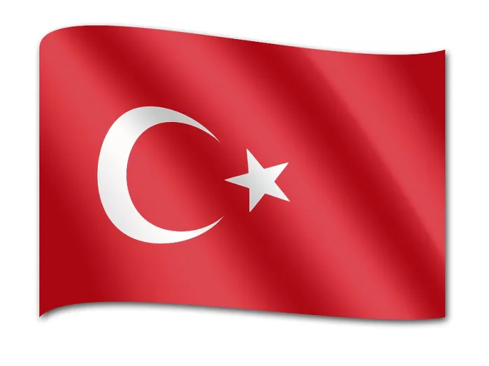Framed Print : Turkey Flag Print Framed Print : Turkey Flag Print