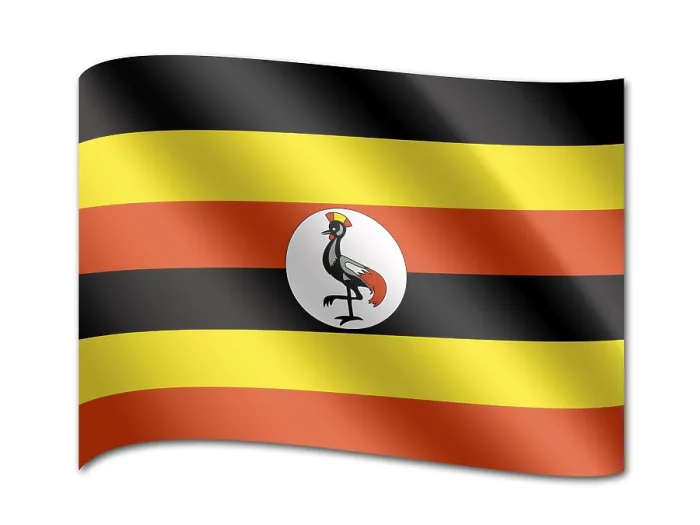 Framed Print : Uganda Flag Print