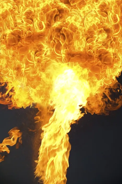 Framed Print : Flames Print by ImageBROKER