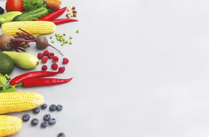 Framed Print : Flat Lay with Organic Produce Print Framed Print : Flat Lay with Organic Produce Print